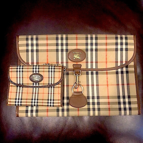 BURBERRYS Nova Check Plaid Wallet VINTAGE Unisex - Picture 10 of 10